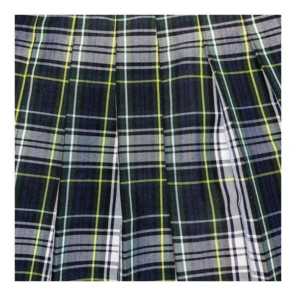 Flynn OHara Wrap Around Kilt Skirt 42 Pleated Academia Green School Uniform NEW - Picture 5 of 6